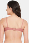 Clovia Double Layered Non Wired Full Coverage T-Shirt Bra - Pink — thumbnail 4