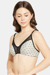Clovia Double Layered Non Wired Full Coverage T-Shirt Bra - Grey — thumbnail 3