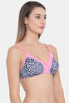 Clovia Double Layered Non Wired Full Coverage T-Shirt Bra - Pink — thumbnail 2