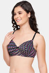 Clovia Padded Non Wired Full Coverage T-Shirt Bra - Multicolor — thumbnail 3