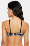 Clovia Padded Non Wired Full Coverage T-Shirt Bra - Black — thumbnail 4