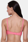 Clovia Padded Non Wired Full Coverage T-Shirt Bra - Pink — thumbnail 4