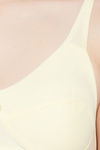 Clovia Double Layered Non Wired Full Coverage T-Shirt Bra - Yellow — thumbnail 5