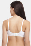 Clovia Single Layered Non Wired Full Coverage T-Shirt Bra - White — thumbnail 4