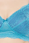 Clovia Padded Non Wired Full Coverage T-Shirt Bra - Blue — thumbnail 5