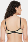 Clovia Double Layered Non Wired Full Coverage T-Shirt Bra - Nude — thumbnail 4