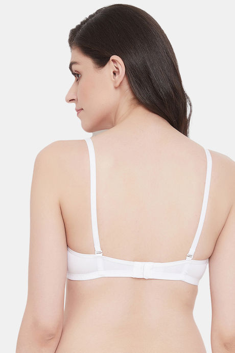 Clovia Padded Non Wired Full Coverage T-Shirt Bra - White — image 4