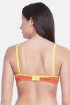 Clovia Padded Non Wired Full Coverage T-Shirt Bra - Orange — thumbnail 4