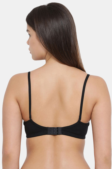 Clovia Padded Non Wired Full Coverage T-Shirt Bra - Black — image 4