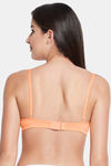 Clovia Padded Non Wired Full Coverage T-Shirt Bra - Orange — thumbnail 4