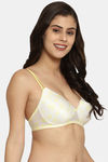 Clovia Padded Non Wired Full Coverage T-Shirt Bra - Yellow — thumbnail 2