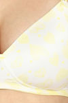 Clovia Padded Non Wired Full Coverage T-Shirt Bra - Yellow — thumbnail 6