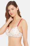 Clovia Padded Non Wired Full Coverage T-Shirt Bra - Beige — thumbnail 3