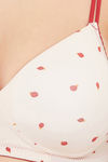 Clovia Padded Non Wired Full Coverage T-Shirt Bra - Beige — thumbnail 5
