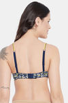 Clovia Padded Non Wired Full Coverage T-Shirt Bra - Blue — thumbnail 4