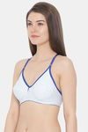 Clovia Single Layered Non Wired Full Coverage T-Shirt Bra - Green — thumbnail 3