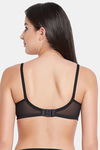 Clovia Padded Non Wired Full Coverage T-Shirt Bra - Black — thumbnail 4