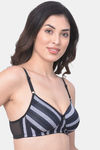 Clovia Padded Non Wired Full Coverage T-Shirt Bra - Black — thumbnail 2