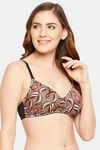 Clovia Padded Non Wired Full Coverage T-Shirt Bra - Beige — thumbnail 2