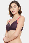 Clovia Padded Non Wired Full Coverage T-Shirt Bra - Brown — thumbnail 3
