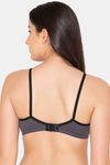 Clovia Double Layered Non Wired Full Coverage T-Shirt Bra - Grey — thumbnail 4