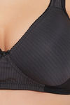 Clovia Padded Non Wired Full Coverage T-Shirt Bra - Black — thumbnail 5