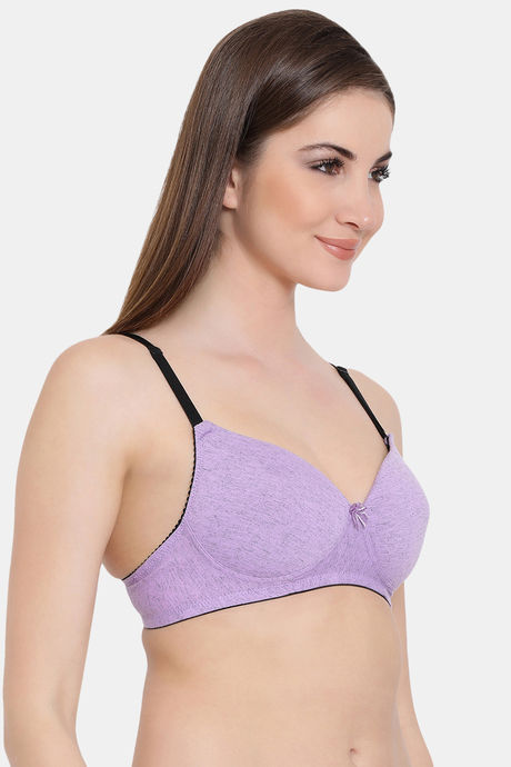 Clovia Push Up Non Wired Full Coverage T-Shirt Bra - Peach — image 2