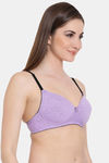 Clovia Push Up Non Wired Full Coverage T-Shirt Bra - Peach — thumbnail 2