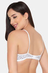 Clovia Double Layered Non Wired Full Coverage T-Shirt Bra - White — thumbnail 4