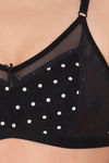 Clovia Double Layered Non Wired Full Coverage T-Shirt Bra - Black — thumbnail 5