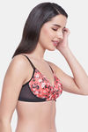 Clovia Padded Non Wired Full Coverage T-Shirt Bra - Red — thumbnail 2