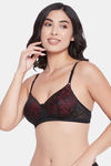 Clovia Padded Non Wired Full Coverage T-Shirt Bra - Black — thumbnail 3