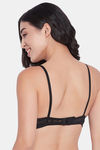 Clovia Padded Non Wired Full Coverage T-Shirt Bra - Black — thumbnail 4