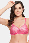 Clovia Padded Non Wired Full Coverage T-Shirt Bra - Pink — thumbnail 1