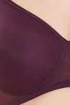 Clovia Padded Non Wired Full Coverage T-Shirt Bra - Purple — thumbnail 5