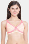 Clovia Single Layered Non Wired Full Coverage T-Shirt Bra - Pink — thumbnail 1