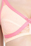 Clovia Single Layered Non Wired Full Coverage T-Shirt Bra - Pink — thumbnail 5