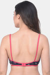Clovia Double Layered Non Wired Medium Coverage T-Shirt Bra - Blue — thumbnail 4