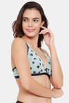 Clovia Double Layered Non Wired Medium Coverage T-Shirt Bra - Green — thumbnail 2