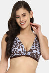 Clovia Double Layered Non Wired Medium Coverage T-Shirt Bra - Brown — thumbnail 1