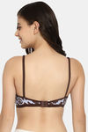 Clovia Double Layered Non Wired Medium Coverage T-Shirt Bra - Brown — thumbnail 4