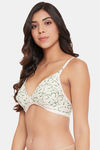 Clovia Double Layered Non Wired Medium Coverage T-Shirt Bra - White — thumbnail 3