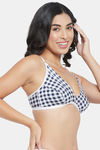 Clovia Single Layered Non Wired Medium Coverage T-Shirt Bra - White — thumbnail 2