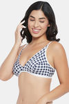 Clovia Single Layered Non Wired Medium Coverage T-Shirt Bra - White — thumbnail 3