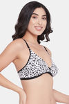 Clovia Single Layered Non Wired Medium Coverage T-Shirt Bra - White — thumbnail 2