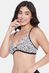 Clovia Single Layered Non Wired Medium Coverage T-Shirt Bra - White — thumbnail 3