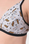 Clovia Double Layered Non Wired Medium Coverage T-Shirt Bra - Grey — thumbnail 5