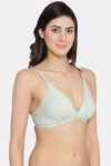Clovia Double Layered Non Wired Medium Coverage T-Shirt Bra - Green — thumbnail 2