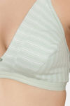 Clovia Double Layered Non Wired Medium Coverage T-Shirt Bra - Green — thumbnail 5