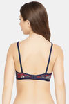 Clovia Double Layered Non Wired Medium Coverage T-Shirt Bra - Blue — thumbnail 4